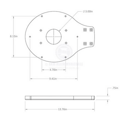 SEAVIEW MODULAR PLATE FOR FLIR M300 THERMAL CAMERAS - Bosuns Boat