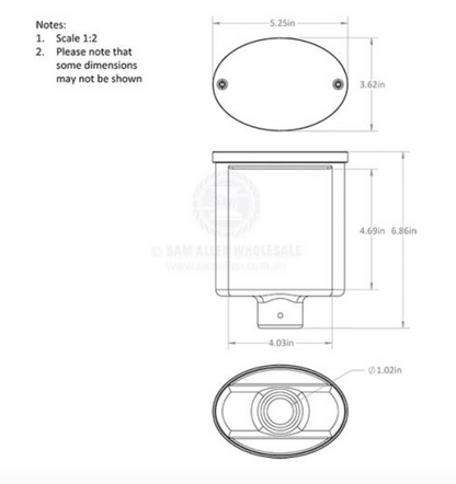 SEAVIEW UNIVERSAL BOX TOP FOR ALL-ROUND - MASTHEAD & STERN 970769 - Bosuns Boat
