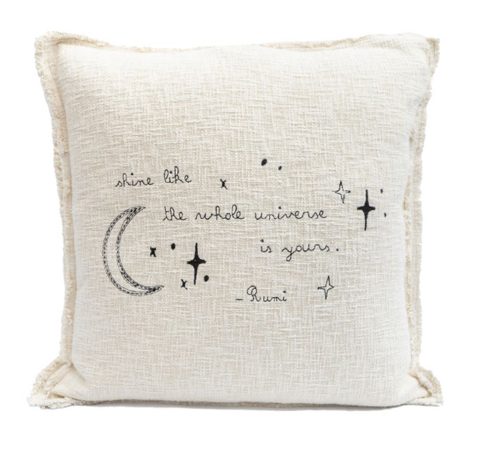 Shine Rumi Pillow, 24"x24"