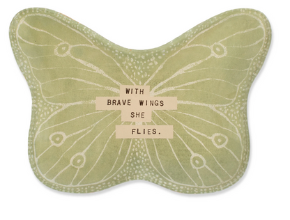 Small Decoupage Butterfly Plate, 3 Styles