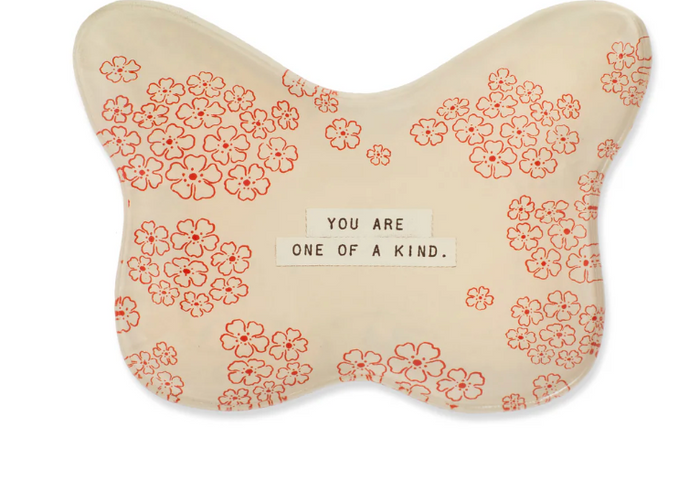 Small Decoupage Butterfly Plate, 3 Styles