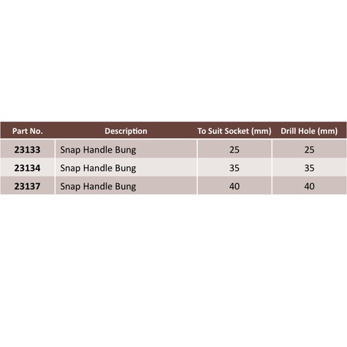 Snap Nylon Handle Bung