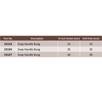 Snap Nylon Handle Bung
