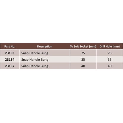 Snap Nylon Handle Bung