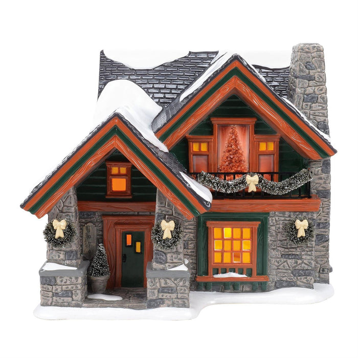 Snow Village Christmas Lodge FiRST EDITION
