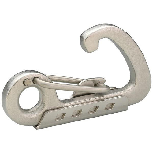 Spring Gate Snap Hook & Keeper Plate - Bosuns Boat