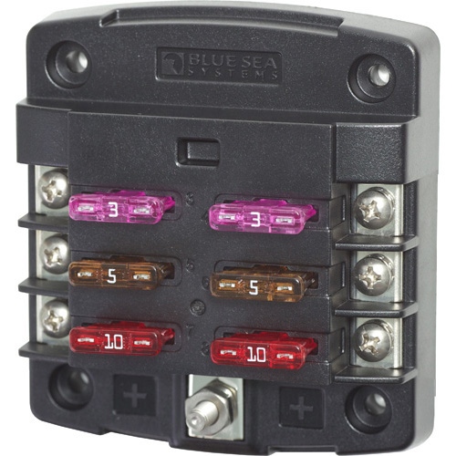 ST Blade Split Bus Fuse Block - 6 Circuits