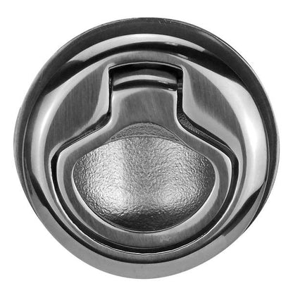 Stainless Steel Round Flush Lift Ring Catch - 45mm x 35mm
