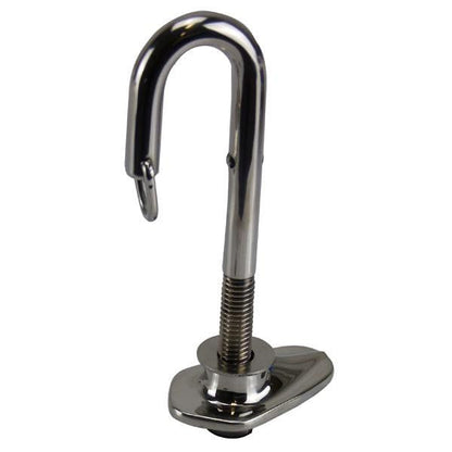 Stainless Steel Ski Hook and Base - Bosuns Boat