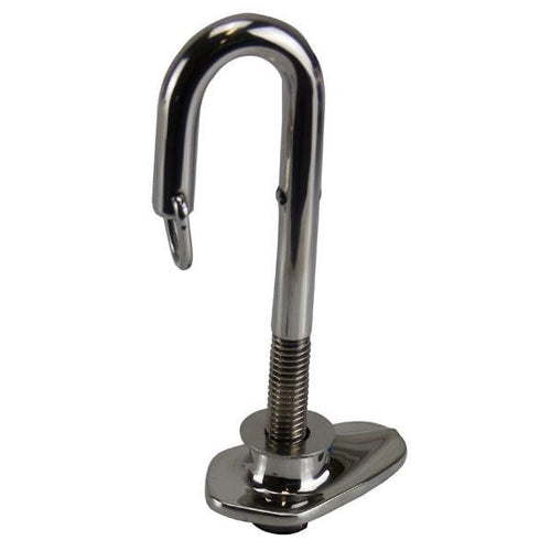 Stainless Steel Ski Hook and Base - Bosuns Boat
