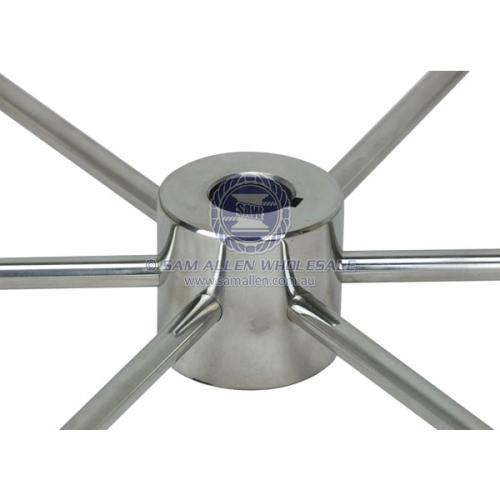 STEERING WHEELS - 6 SPOKE - STAINLESS STEEL Various Sizes
