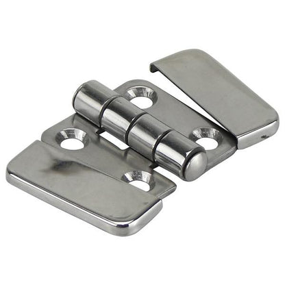 Strap Stamped/Cover Stainless Steel Hinge - 40mm(L) x 40mm(W) - 4 Holes