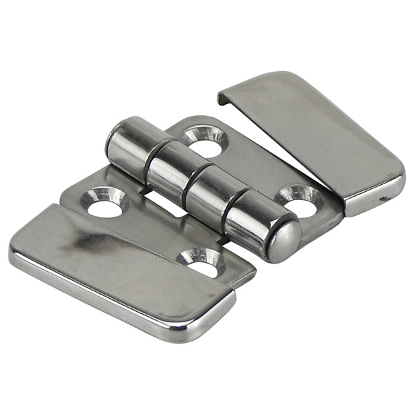 Strap Stamped/Cover Stainless Steel Hinge - 40mm(L) x 40mm(W) - 4 Holes