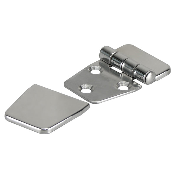 Strap Stamped/Cover Stainless Steel Hinge - 59mm(L) x 40mm(W) - 5 Holes