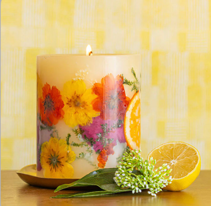 Sugared Citrus Botanical Candle, 5.5"