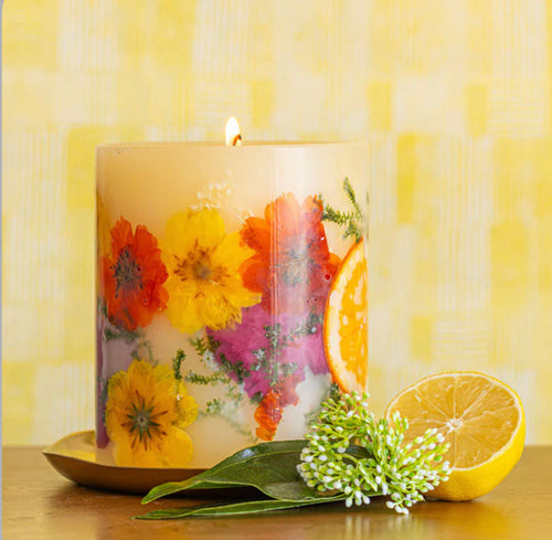 Sugared Citrus Botanical Candle, 5.5"