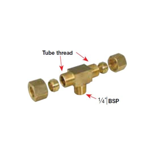 Tee Fitting - Brass