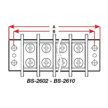 Terminal Block 8 Circuit 65A 600V