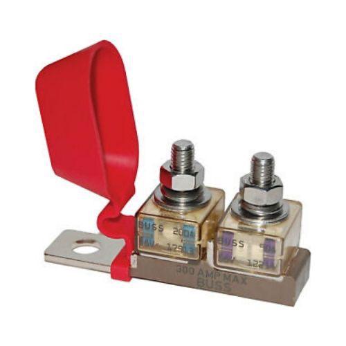 Terminal Fuse Block - 2 Fuses - Bosuns Boat