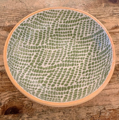 Terrafirma Ceramics Citrus Dessert Bowl, 6" (2 Patterns)