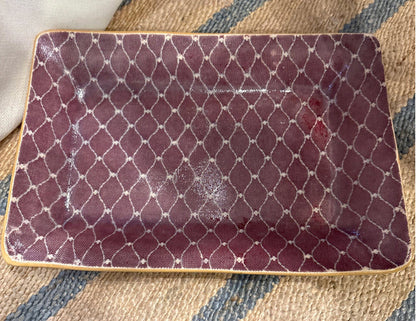 Terrafirma Ceramics Party Platter, Medium (Pine, Bordeaux, Citrus)