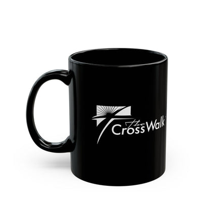 The Crosswalk Church Black Mugs