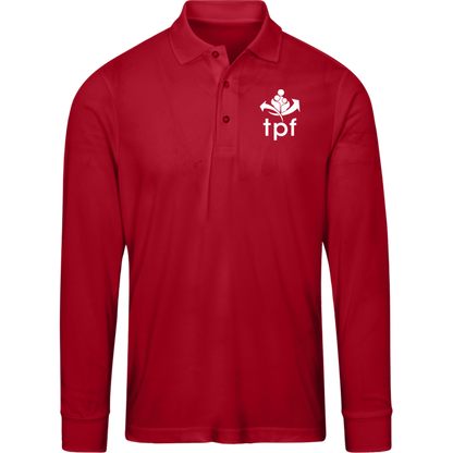 TPF - Long Sleeve Polo / Classic Red / S