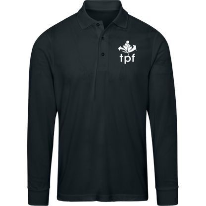 TPF - Long Sleeve Polo / Black / S
