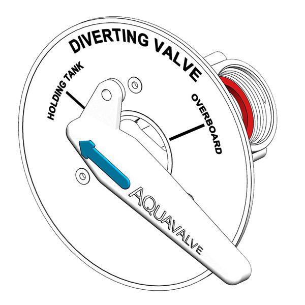 TRUDESIGN Aquavalve 3 Way Manual Bulkhead Mount