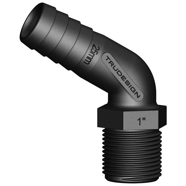 TRUDESIGN Hose Tail - Male Tail 120 Degree