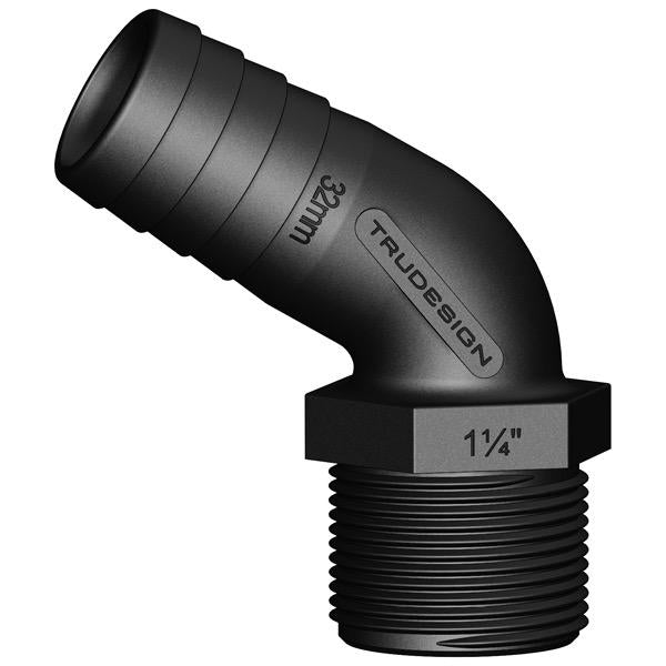 TRUDESIGN Hose Tail - Male Tail 120 Degree