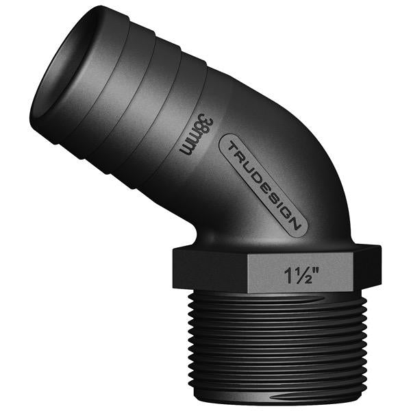 TRUDESIGN Hose Tail - Male Tail 120 Degree
