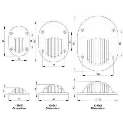 TRUDESIGN Scoop Strainer White - Bosuns Boat