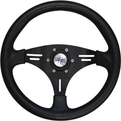 Ultraflex 350mm 3 Spoke Black S/Grip Wheel