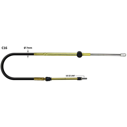 Ultraflex Mariner>50Hp Cable C16
