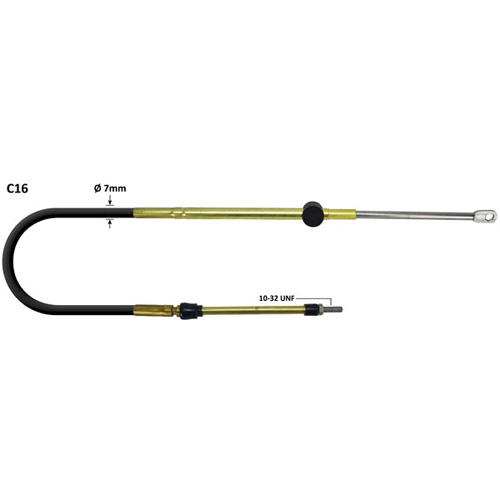 Ultraflex Mariner>50Hp Cable C16