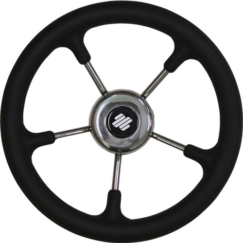 Ultraflex V52B 320mm Blk Grip SS Wheel