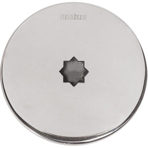 Vetus AISI 316 Deck Filler – Unleaded Gasoline, 38mm, Winch Handle Socket (CAPG38W) - Bosuns Boat