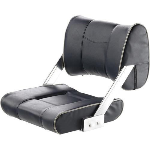 Vetus CHTBSB FERRY Boat Seat with Reversible Backrest — Dark Blue with White Seams