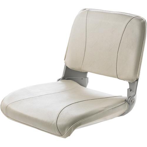 Vetus CREW Deluxe Lightweight Folding Seat - White - Bosuns Boat