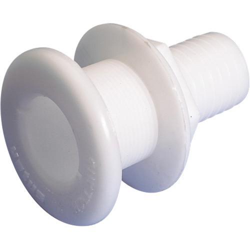 Vetus Delrin Rounded Through-Hull Fitting — DOORN Series (1/2″–1 1/2″) - Bosuns Boat