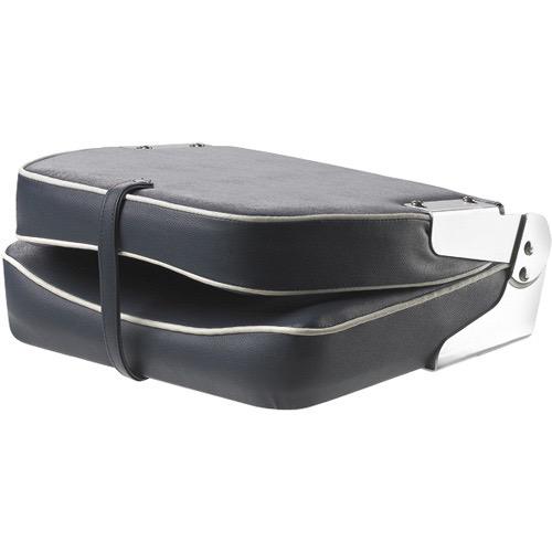 Vetus FISHERMAN Classic Folding Seat - Dark Blue with White Seams