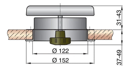 Vetus Mushroom Ventilator ATHOS1