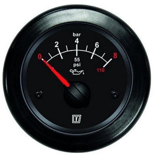 Vetus Oil Pressure Gauge 12/24V (OIL) - Bosuns Boat
