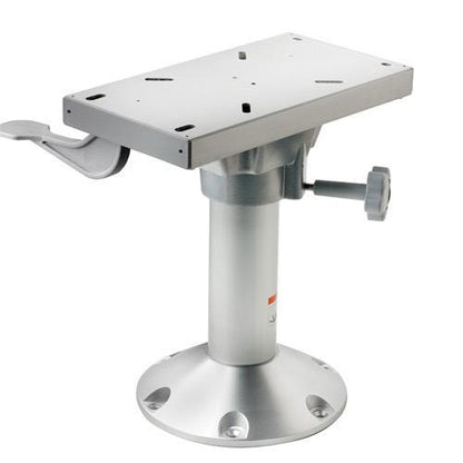 Vetus PCF Fixed Height Seat Pedestal — 360° Swivel, Anodised Base, 33 & 45cm (4 Models) - Bosuns Boat