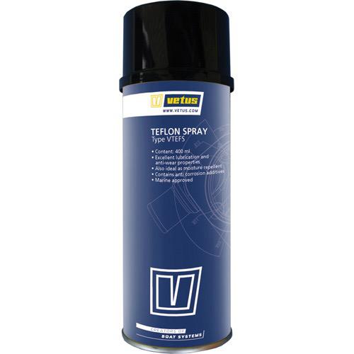 Vetus PTFE Teflon Spray Lubricant – 400ml (VTEFS) - Bosuns Boat