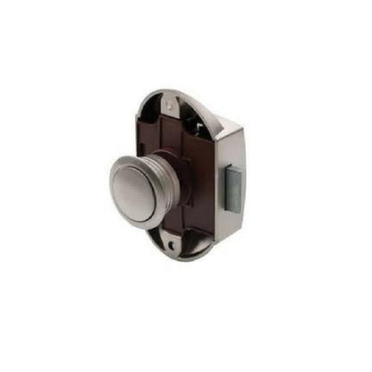Vetus Push-Button Lock — Brass or Chrome Finish (LOCKDR) - Bosuns Boat