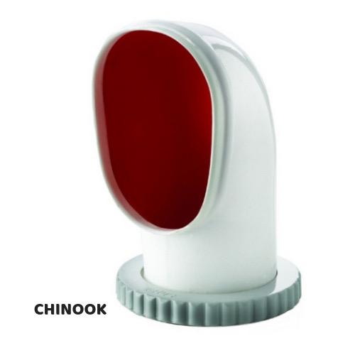 Vetus Silicone Cowl Ventilator with Plastic Deck Ring & Nut — TRAMON / LIBEC / CHINOOK / SAMOEN - Bosuns Boat