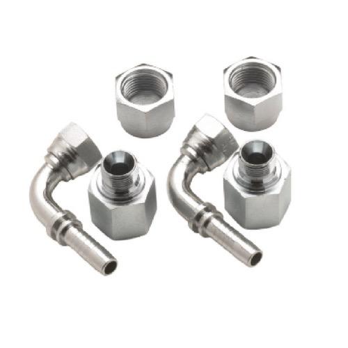 Vetus Spin-On Fuel Filter Connector – 10mm Hose, 90° Angled, M16×1.5 (FFS1090)