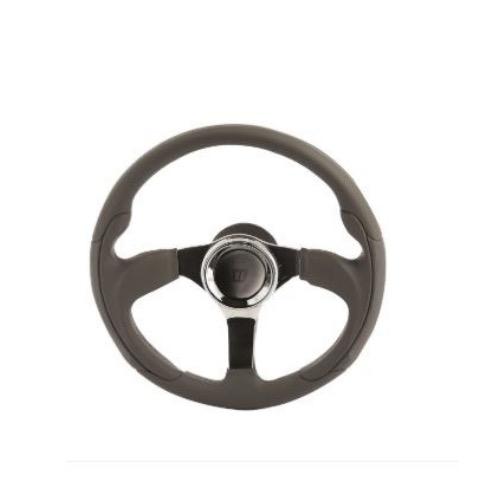 Vetus steering wheel RAVUS - Grey Polyurethane Rubber - Dia: 330mm